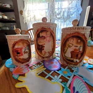 Antique Sears Pioneer Canisters